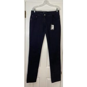 Patrizia Pepe Women’s Skinny Button Fly Jeans Navy Blue 32 Tags‎ Flaw